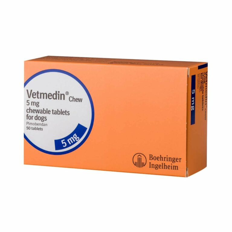 Vetmedin 5 mg, 50 Chewable Tablets Vets 2 Your Pets