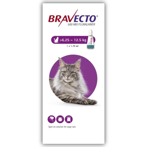 Bravecto, Spot-On for Cats, Flea Treatment, Large Cat