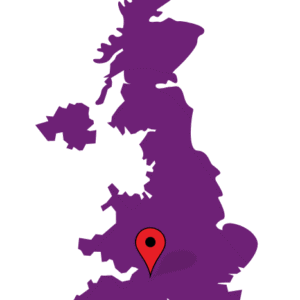 Map showing location of Mobiel vet service in Cirencester and Gloucestershire