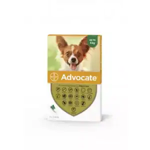 Advocate 40 Small Dogs Spot-On <4kg 3 Pack