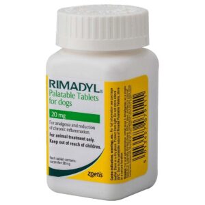 Rimadyl Box of 100 Palatable Tablets - 20mg, 50mg or 100mg
