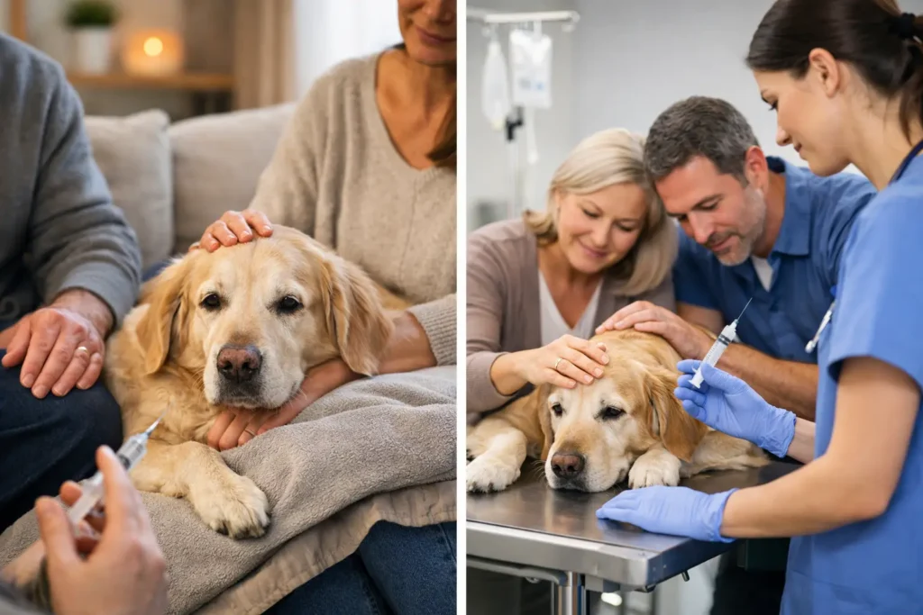 Dog Euthanasia at Home or Vet - Which Is Best?