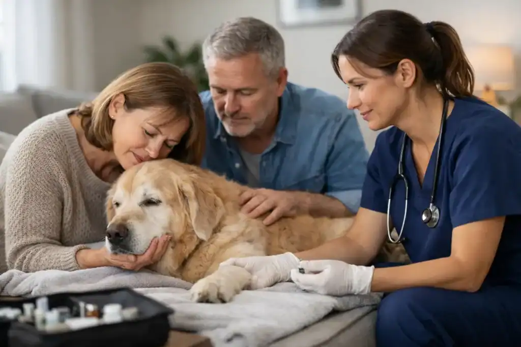 How Does Pet Euthanasia at Home Work in the UK?