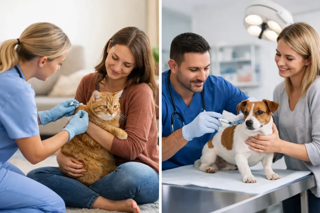 Home Vaccination Versus Clinic for Your Pet